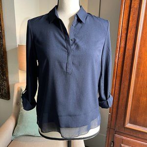 Lila Rose Long Sleeve Collared Blouse